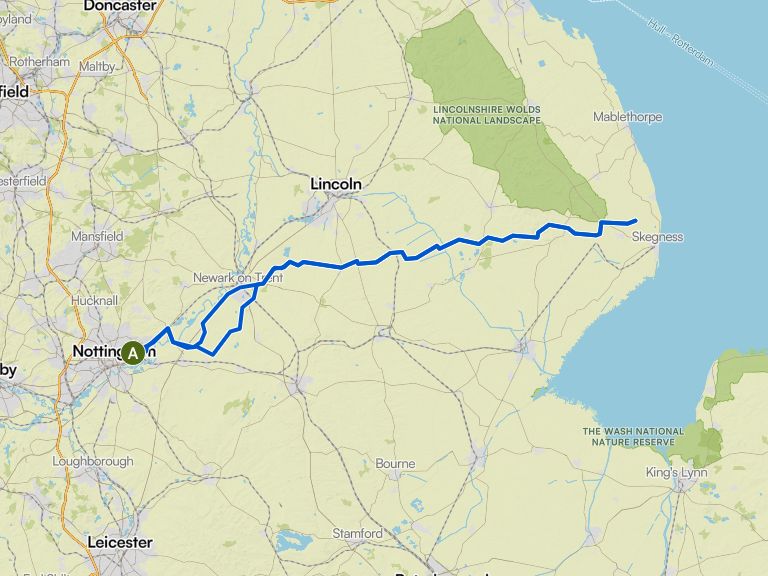 Skegness and back | road ride | Komoot